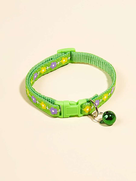 Flower Print Pet Collar