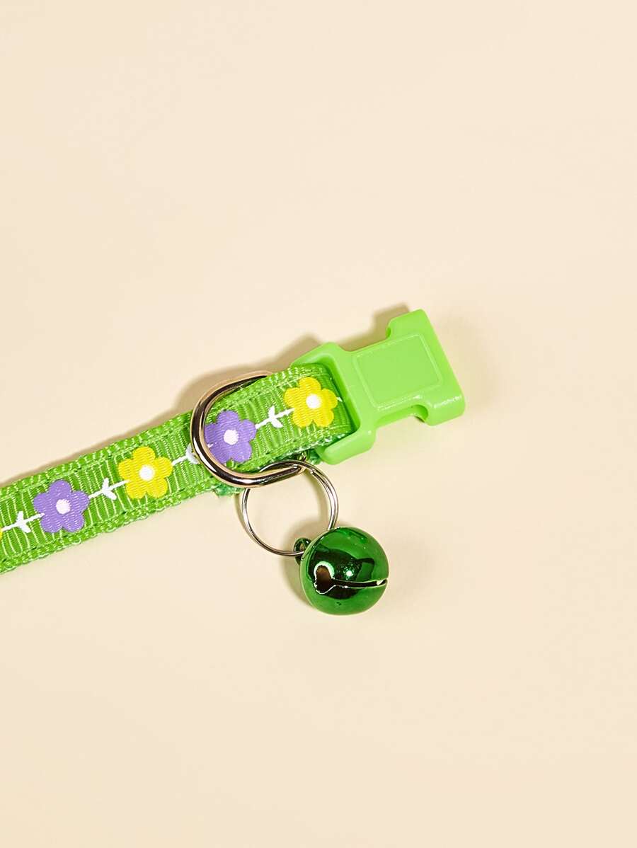 Flower Print Pet Collar