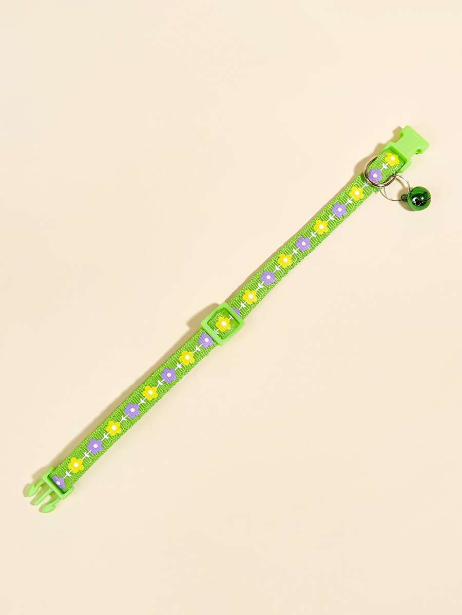 Flower Print Pet Collar