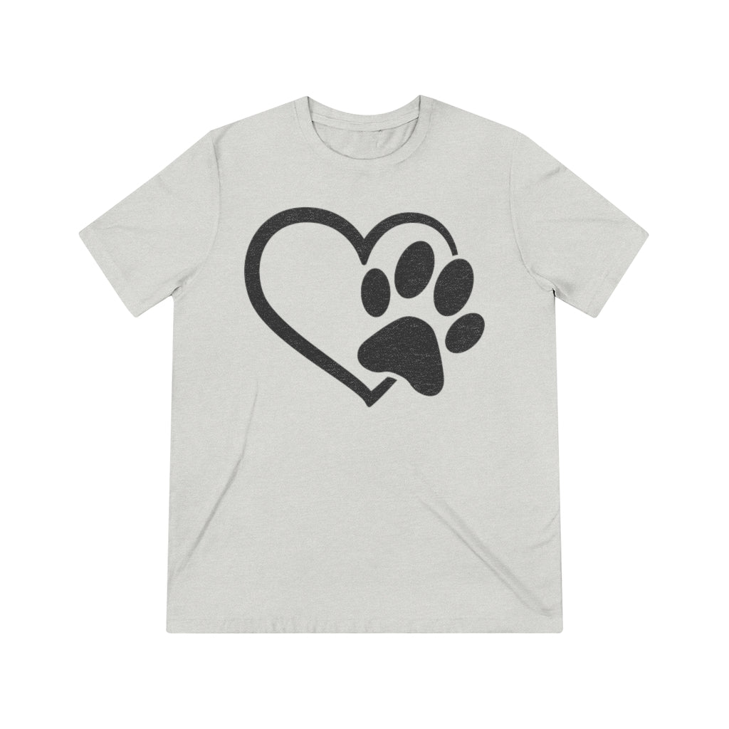 Heart & Paw Unisex Triblend Tee