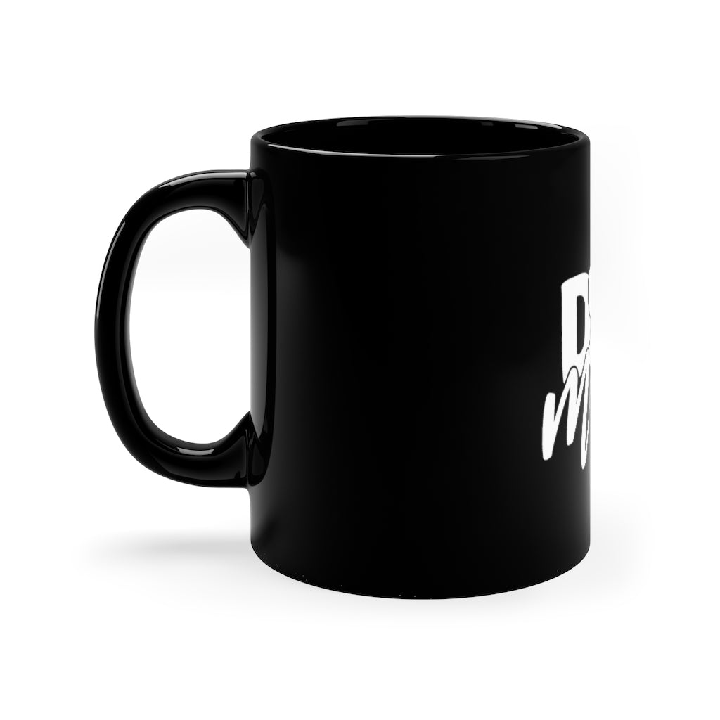 Dog Mama Black Coffee Mug, 11oz