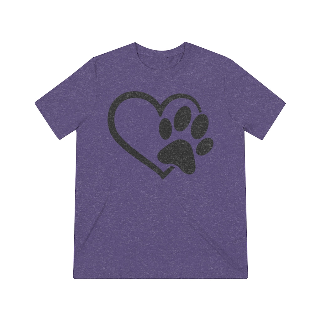 Heart & Paw Unisex Triblend Tee