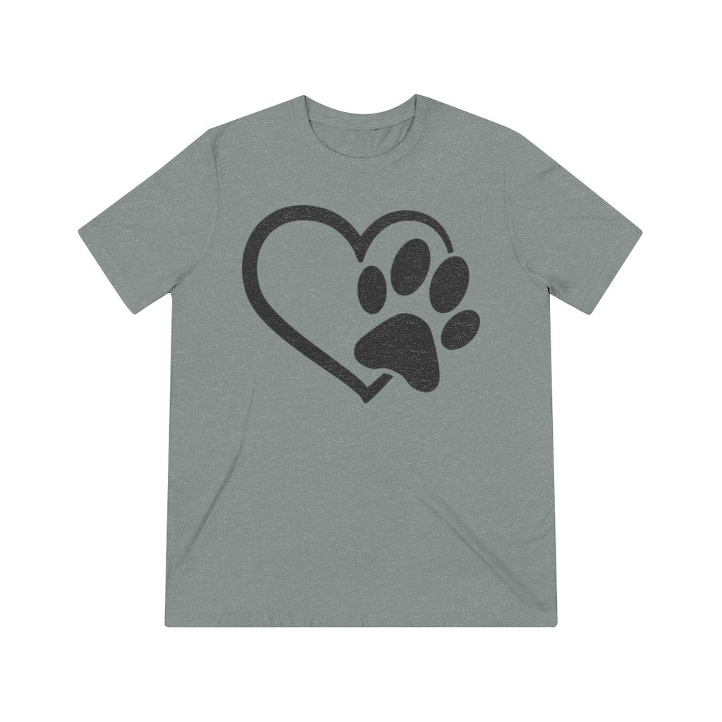 Heart & Paw Unisex Triblend Tee