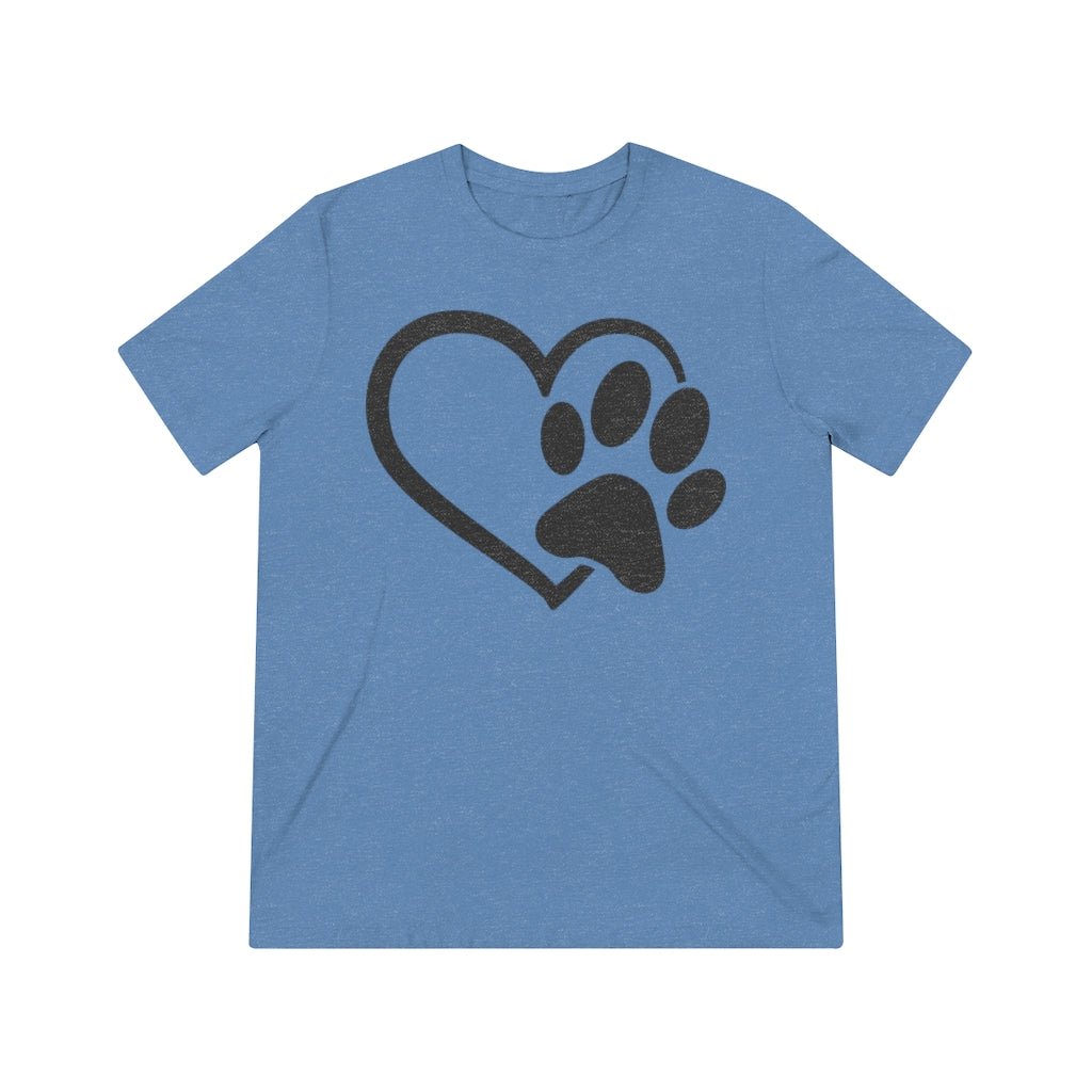 Heart & Paw Unisex Triblend Tee