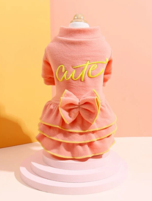 "Cute" Tiered Layered Dog Dress