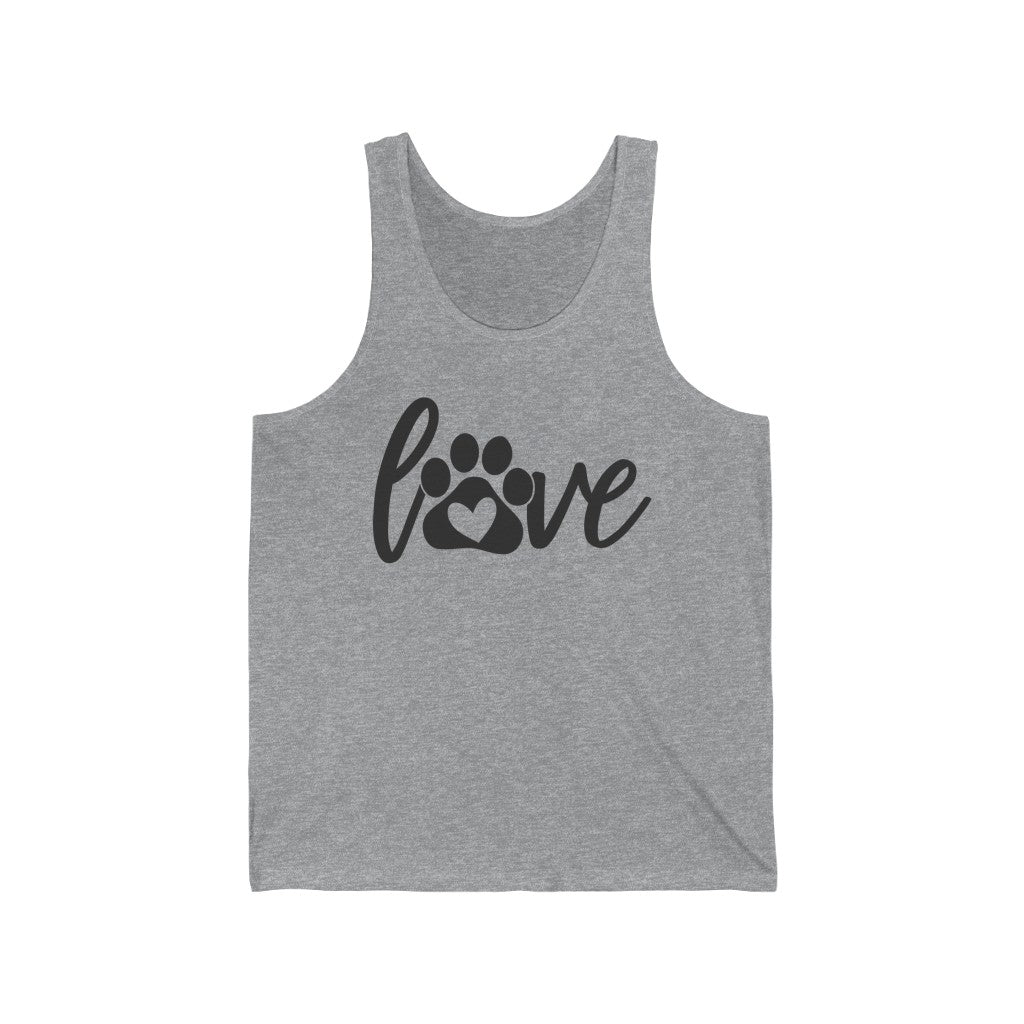 Paw Love Unisex Jersey Tank