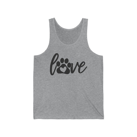 Paw Love Unisex Jersey Tank