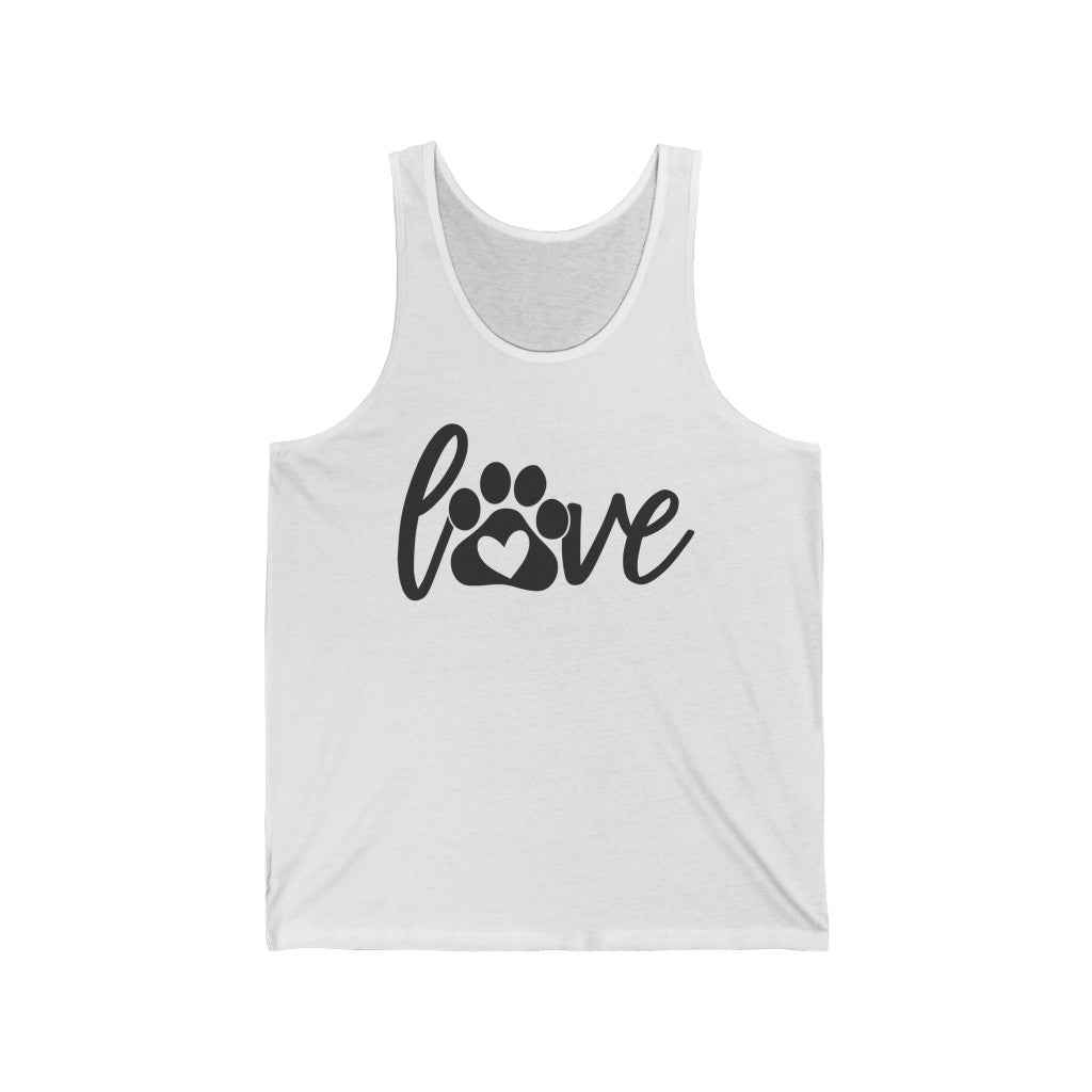 Paw Love Unisex Jersey Tank