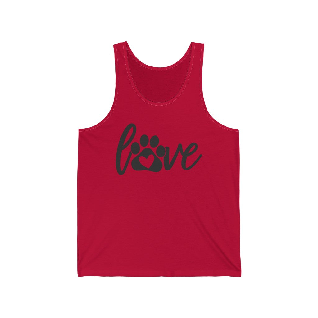 Paw Love Unisex Jersey Tank