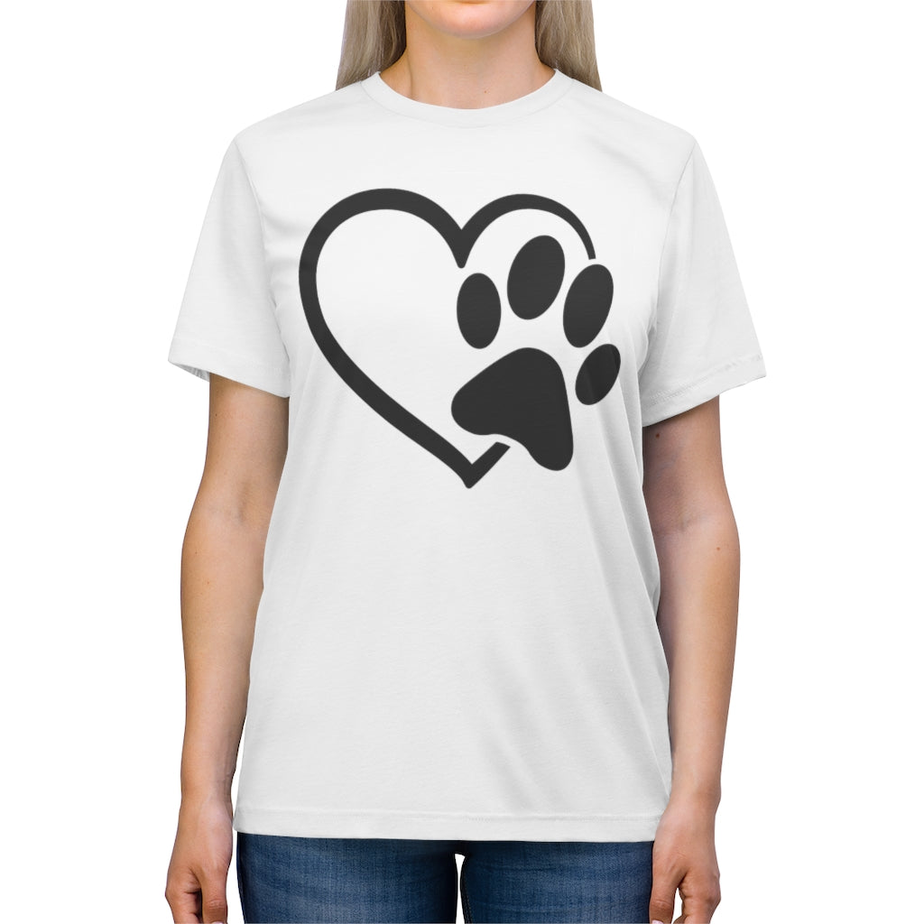 Heart & Paw Unisex Triblend Tee