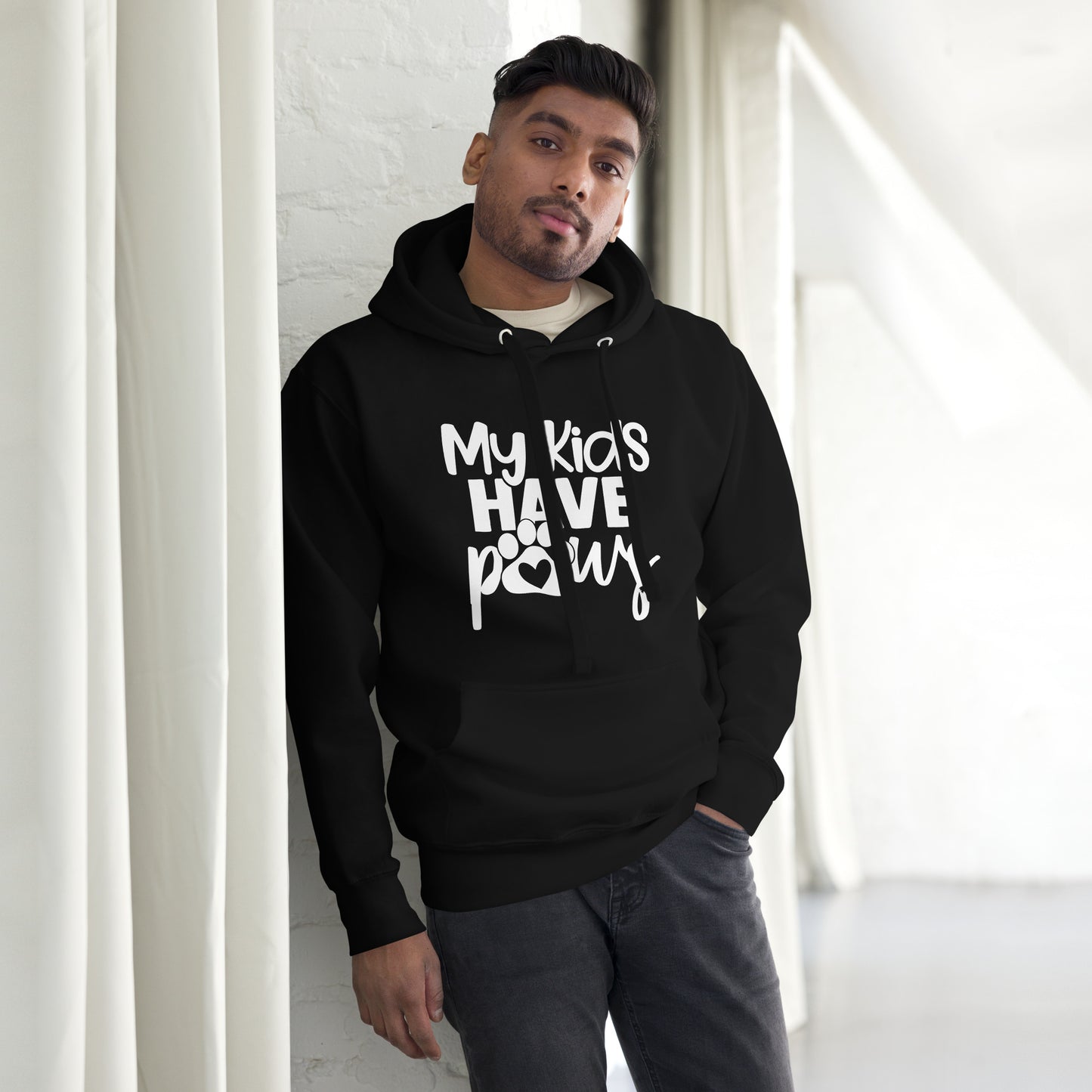 My Kids Have Four Paws Unisex Hoodie