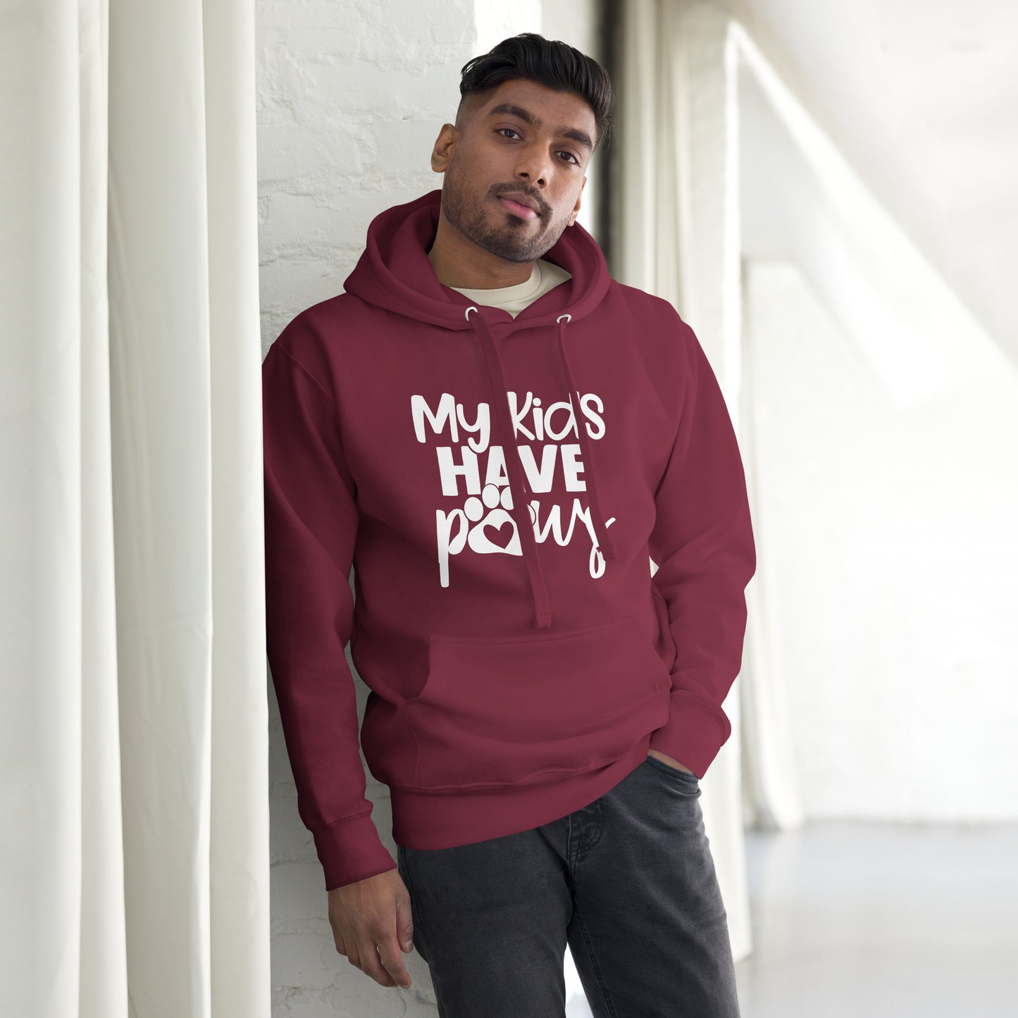 My Kids Have Four Paws Unisex Hoodie