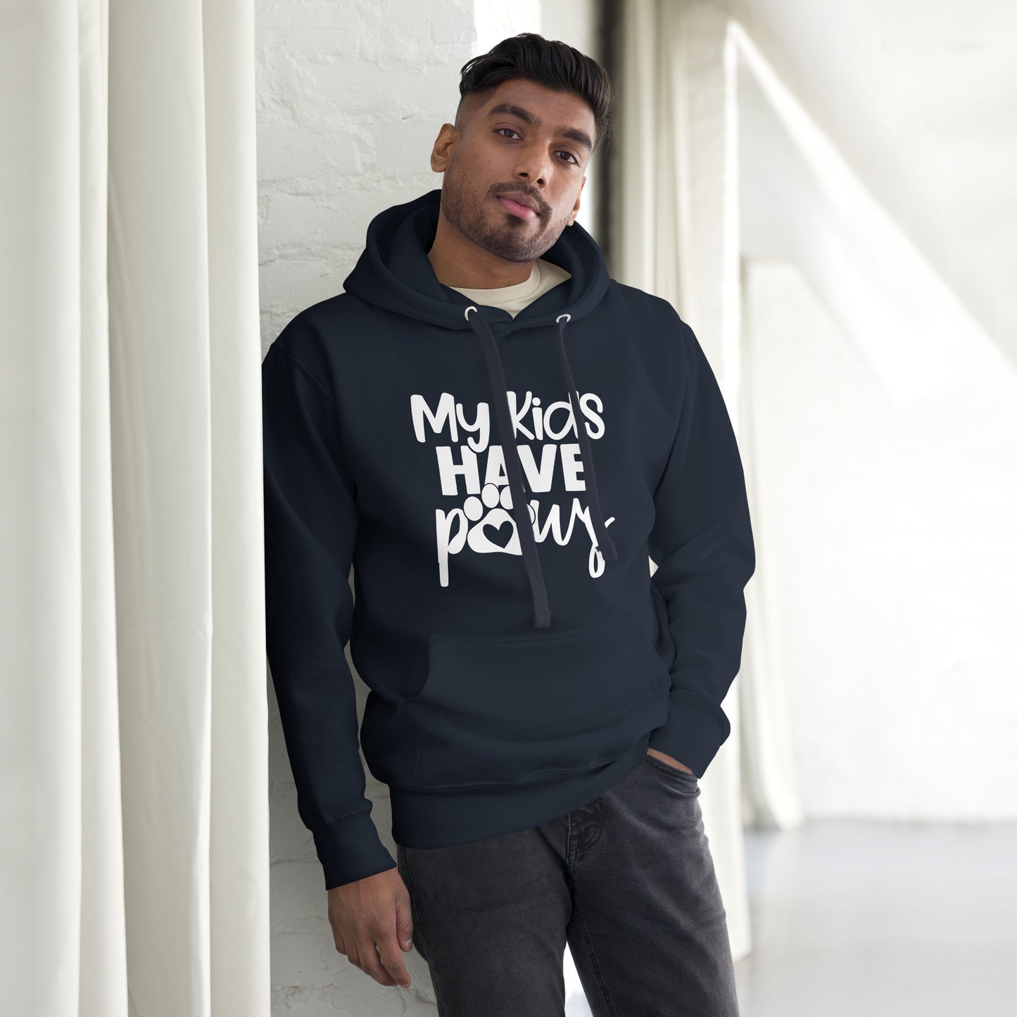 My Kids Have Four Paws Unisex Hoodie