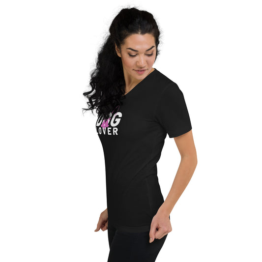 Dog Lover Unisex Short Sleeve V-Neck T-Shirt