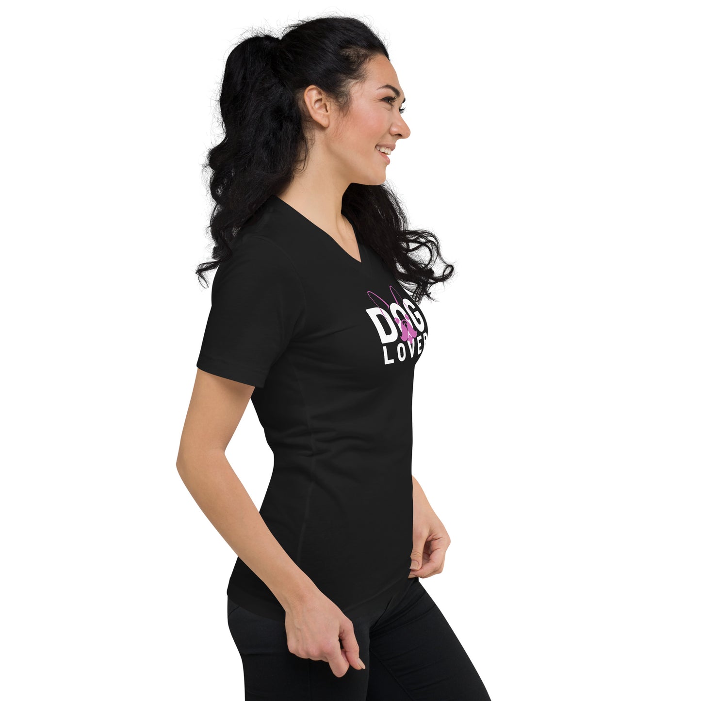 Dog Lover Unisex Short Sleeve V-Neck T-Shirt