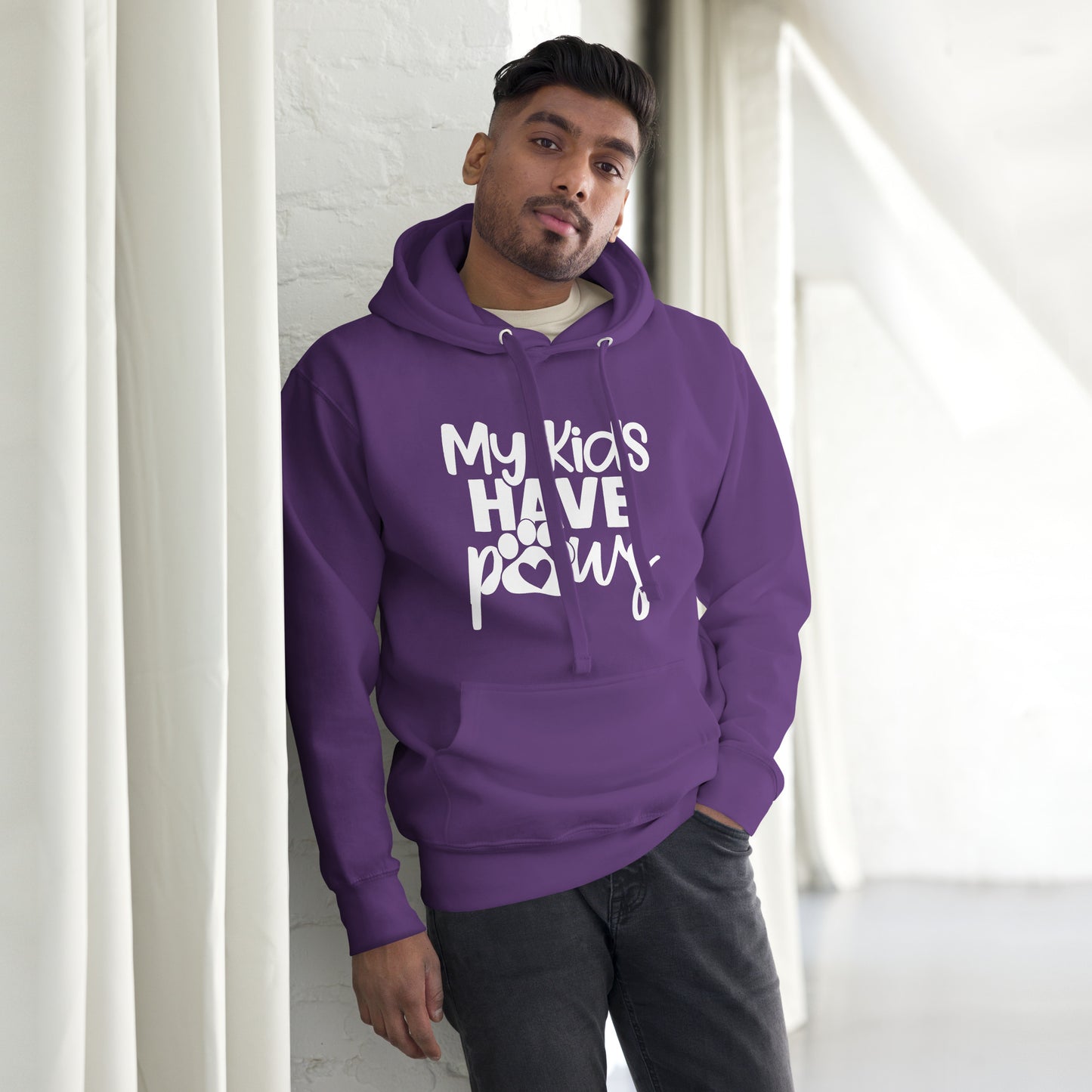 My Kids Have Four Paws Unisex Hoodie