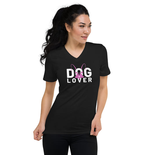 Dog Lover Unisex Short Sleeve V-Neck T-Shirt